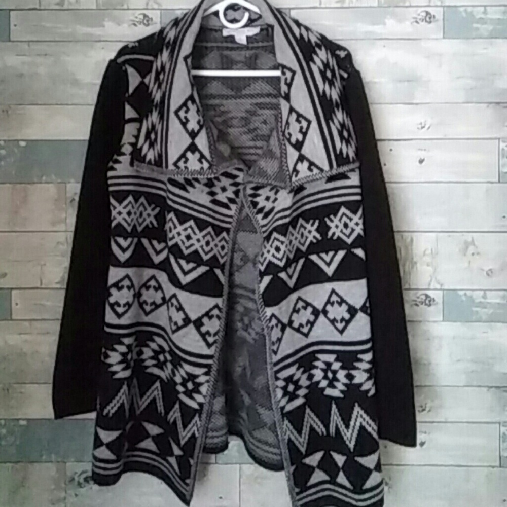 Open Knit Sweater Cardigan Jacket M